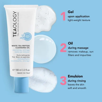 WHITE TEA PEPTIDE CLEANSING OIL