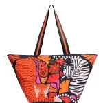 Borsa Mare Wild Jungle Arancio