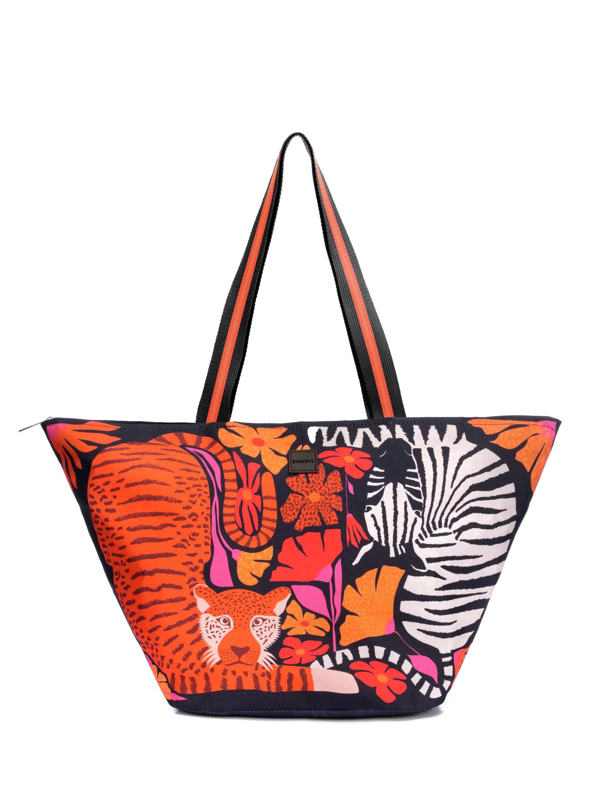 393 Borsa Mare Wild Jungle Arancio
