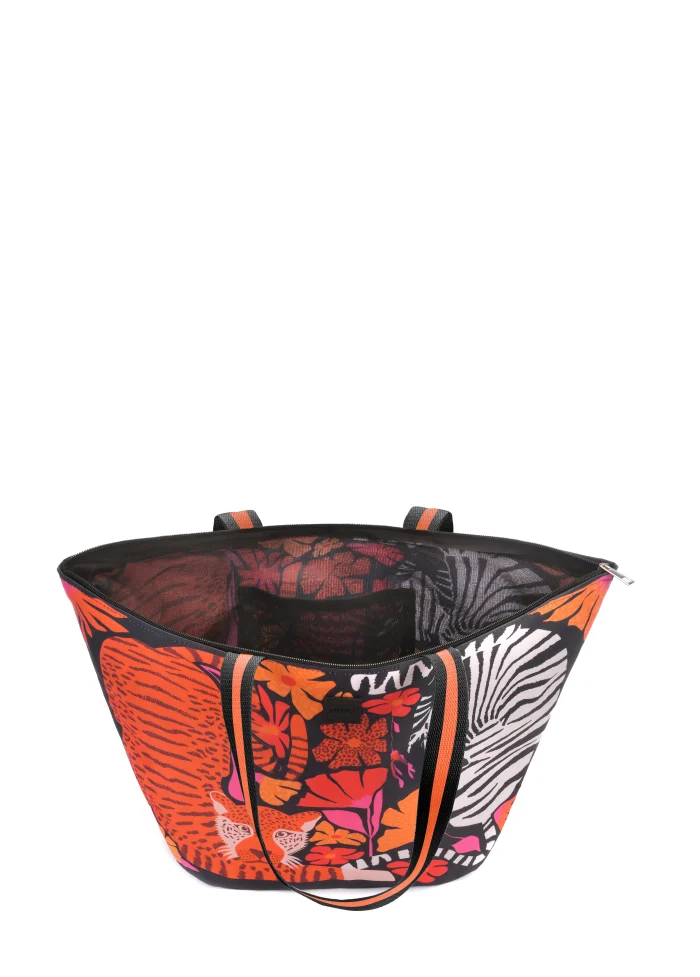 Borsa Mare Wild Jungle Arancio