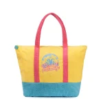 Borsa Mare in Spugna Tropical Paradise Gialla