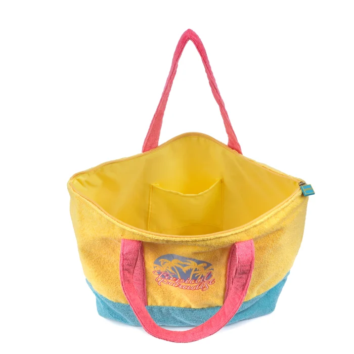 Borsa Mare in Spugna Tropical Paradise Gialla