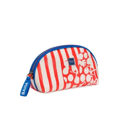 Pochette Grande a Righe Rosse Polka Lobster