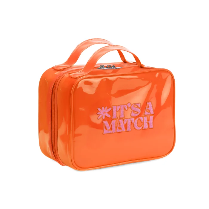 Beauty Case Lucido Arancione It’s a Match