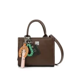 Mini Tote in eco-pelle martellata