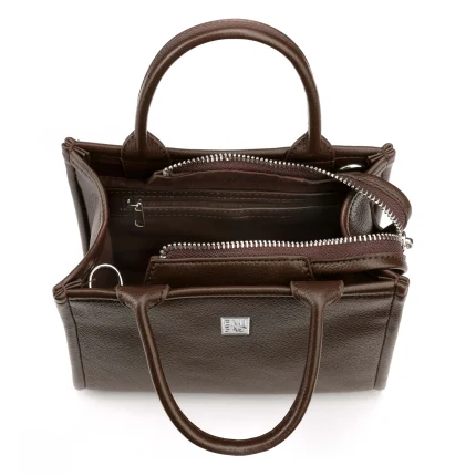 Mini Tote in eco-pelle martellata