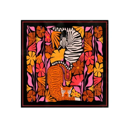 Foulard Stampato In Busta Abbinata Wild Jungle