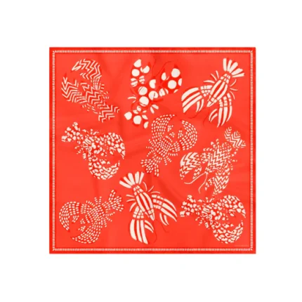 Foulard Stampato In Busta Abbinata Polka Dots