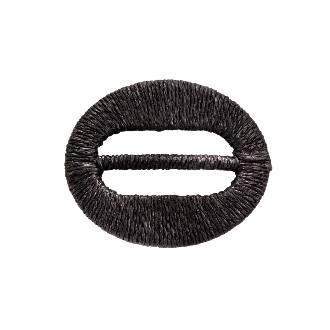 489 Fibbia Pareo Black Rope