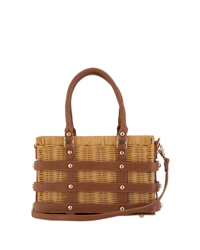 BORSA A MANO MARRONE