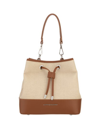 BORSA A MANO MARRONE