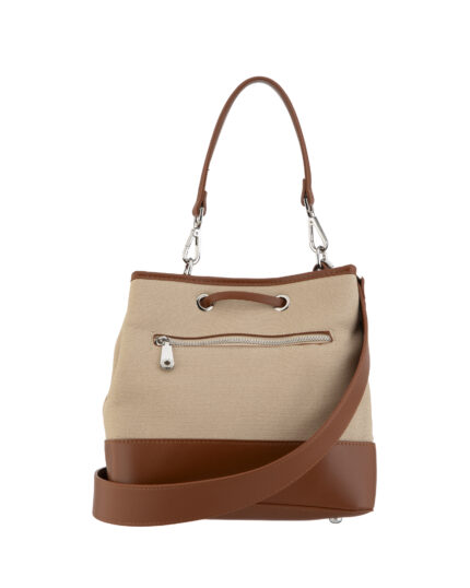 BORSA A MANO MARRONE