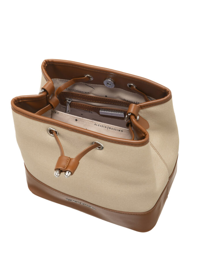 BORSA A MANO MARRONE