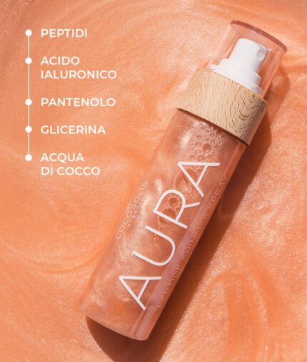 AURA NUDE Peptide Shimmer Spray