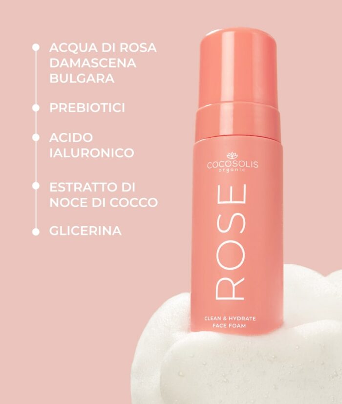 ROSE Clean & Hydrate Face Foam 150ml