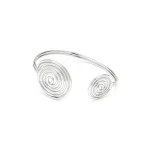 BRACCIALE 2 SPIRALI SILVER