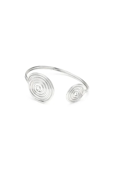 BRACCIALE 2 SPIRALI SILVER