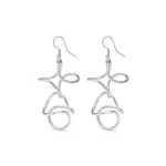 ORECCHINI CURVE SILVER