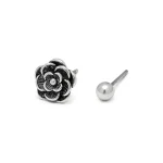 2 ORECCHINI BOTTONI ROSE