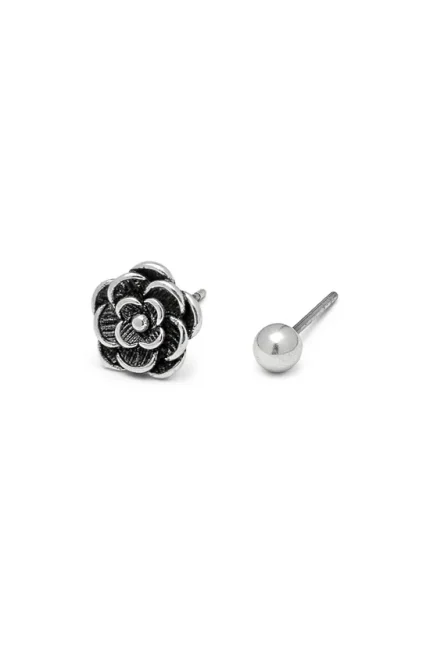 2 ORECCHINI BOTTONI ROSE