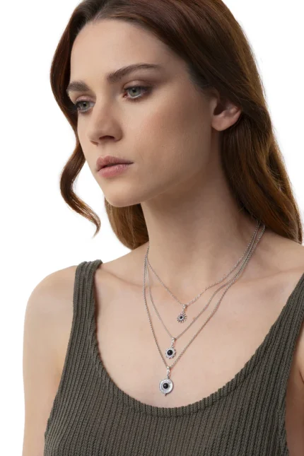 COLLANA 3 CATENE SOLI