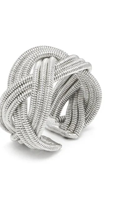 ANELLO FASCIA TRECCIA MOLLA