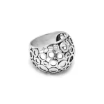ANELLO FASCIA CERCHI BUCATI