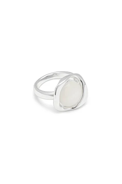 ANELLO PIETRA BIANCA