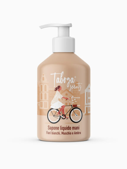 Aggiungi alla lista dei desideri Sapone liquido mani FIORI BIANCHI, MUSCHIO E