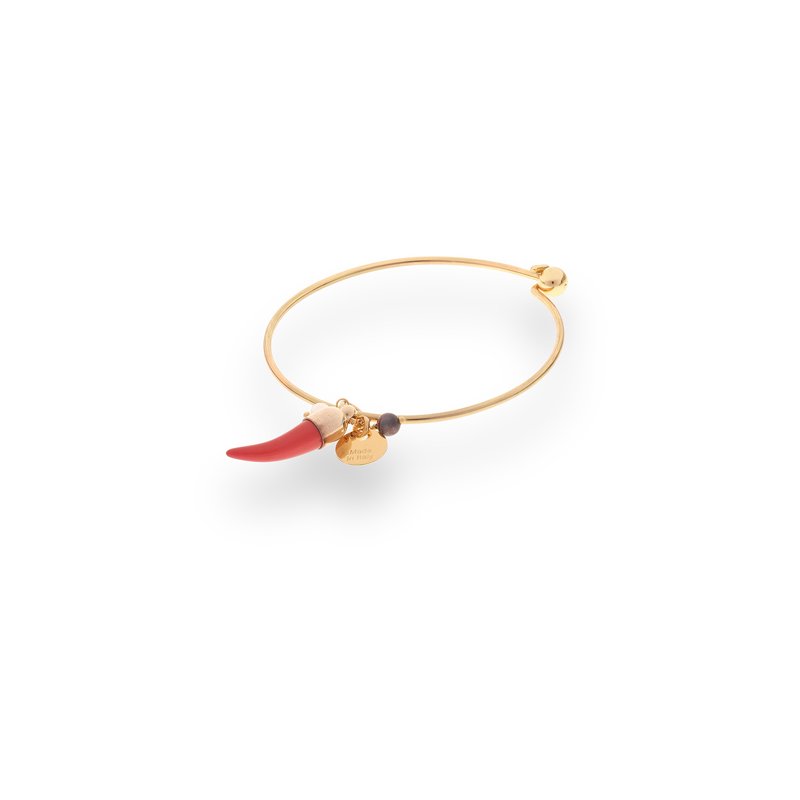 1610 Bracciale HORNS corallo